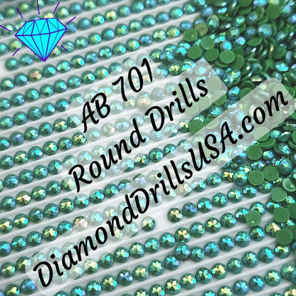 AB 701 ROUND Aurora Borealis 5D Diamond Painting Drills 