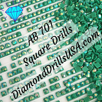 AB 701 SQUARE Aurora Borealis 5D Diamond Painting Drills 