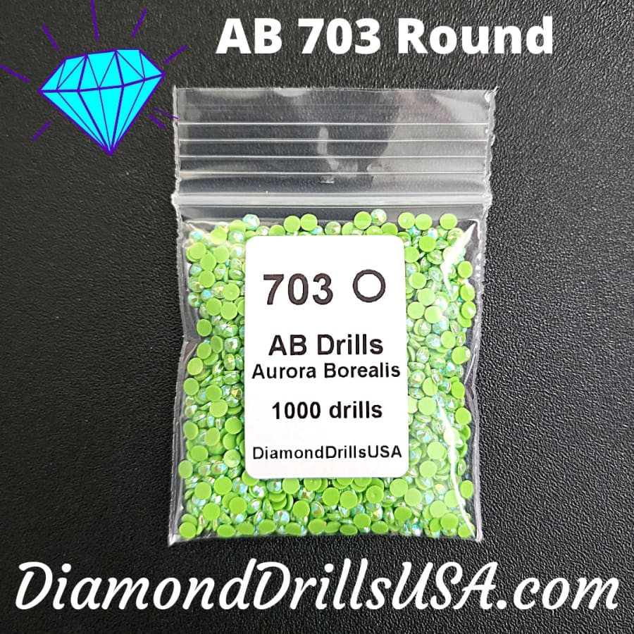 AB 703 ROUND Aurora Borealis 5D Diamond Painting Drills