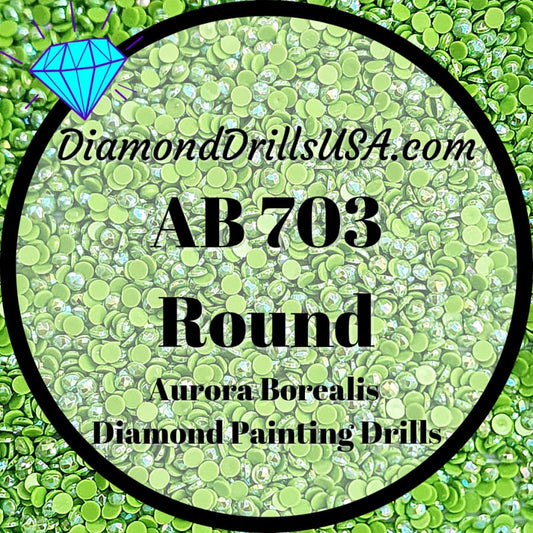 AB 703 ROUND Aurora Borealis 5D Diamond Painting Drills