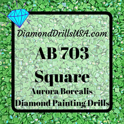 AB 703 SQUARE Aurora Borealis 5D Diamond Painting Drills 