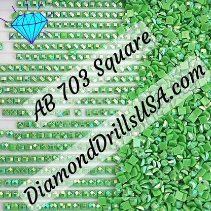 AB 703 SQUARE Aurora Borealis 5D Diamond Painting Drills 