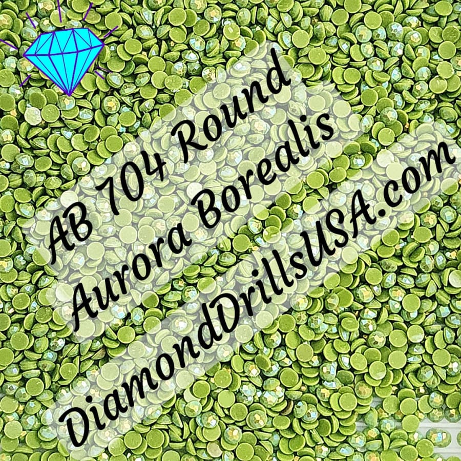 AB 704 ROUND Aurora Borealis 5D Diamond Painting Drills