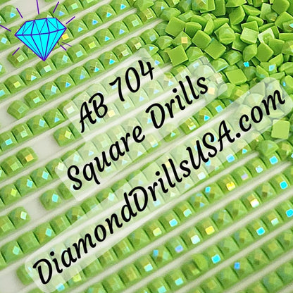 AB 704 SQUARE Aurora Borealis 5D Diamond Painting Drills 
