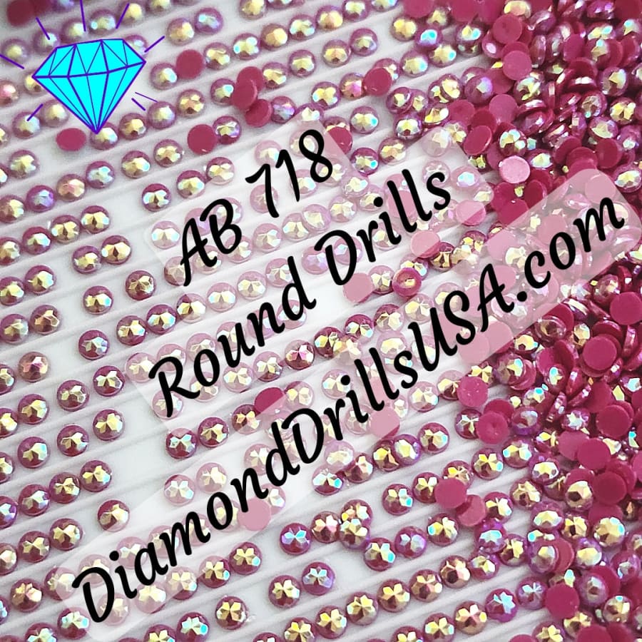 AB 718 ROUND Aurora Borealis 5D Diamond Painting Drills 