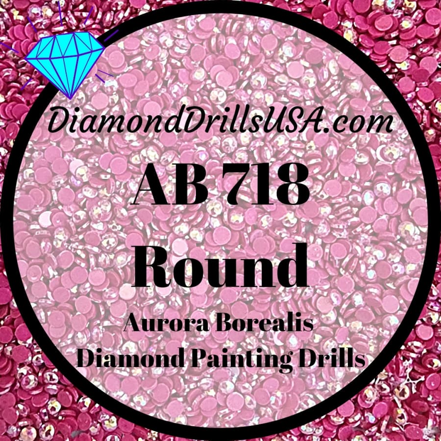 AB 718 ROUND Aurora Borealis 5D Diamond Painting Drills 