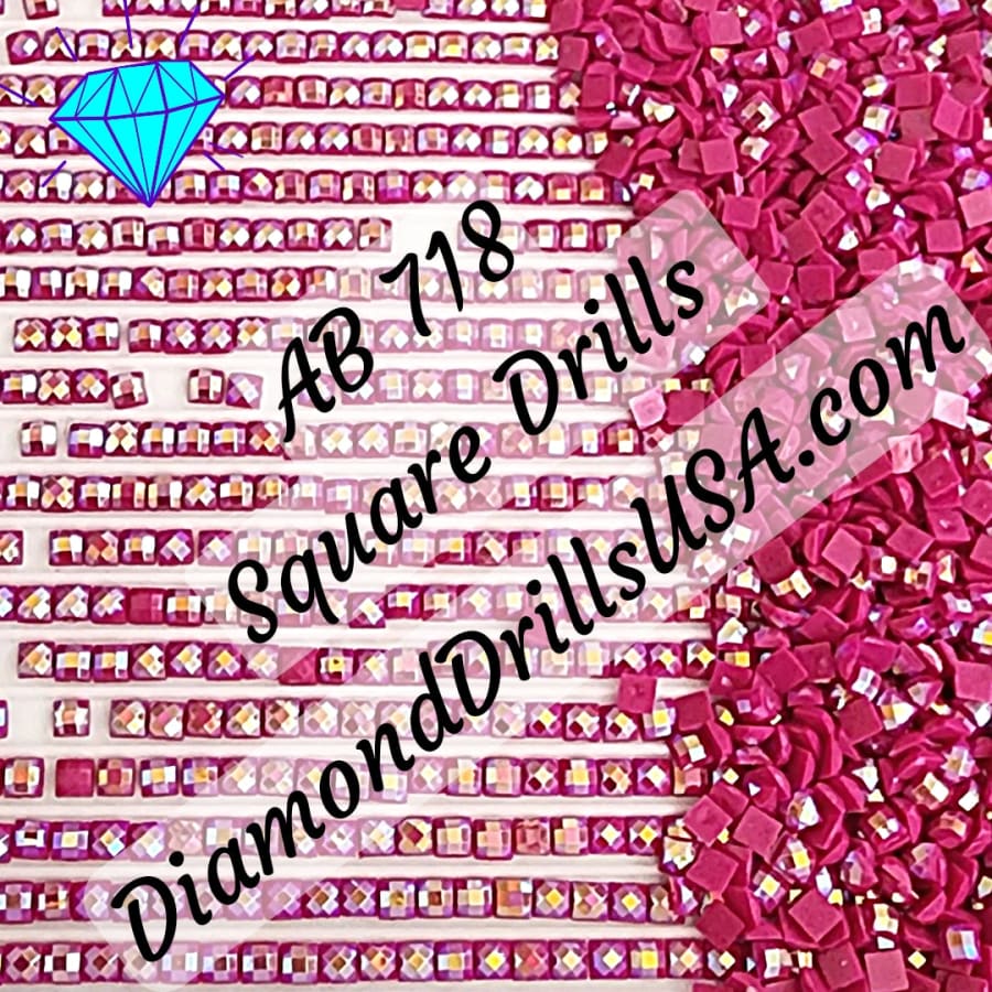 AB 718 SQUARE Aurora Borealis 5D Diamond Painting Drills 