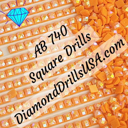 AB 740 SQUARE Aurora Borealis 5D Diamond Painting Drills 