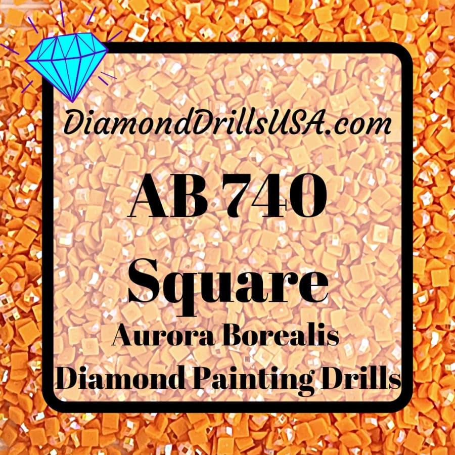 AB 740 SQUARE Aurora Borealis 5D Diamond Painting Drills 
