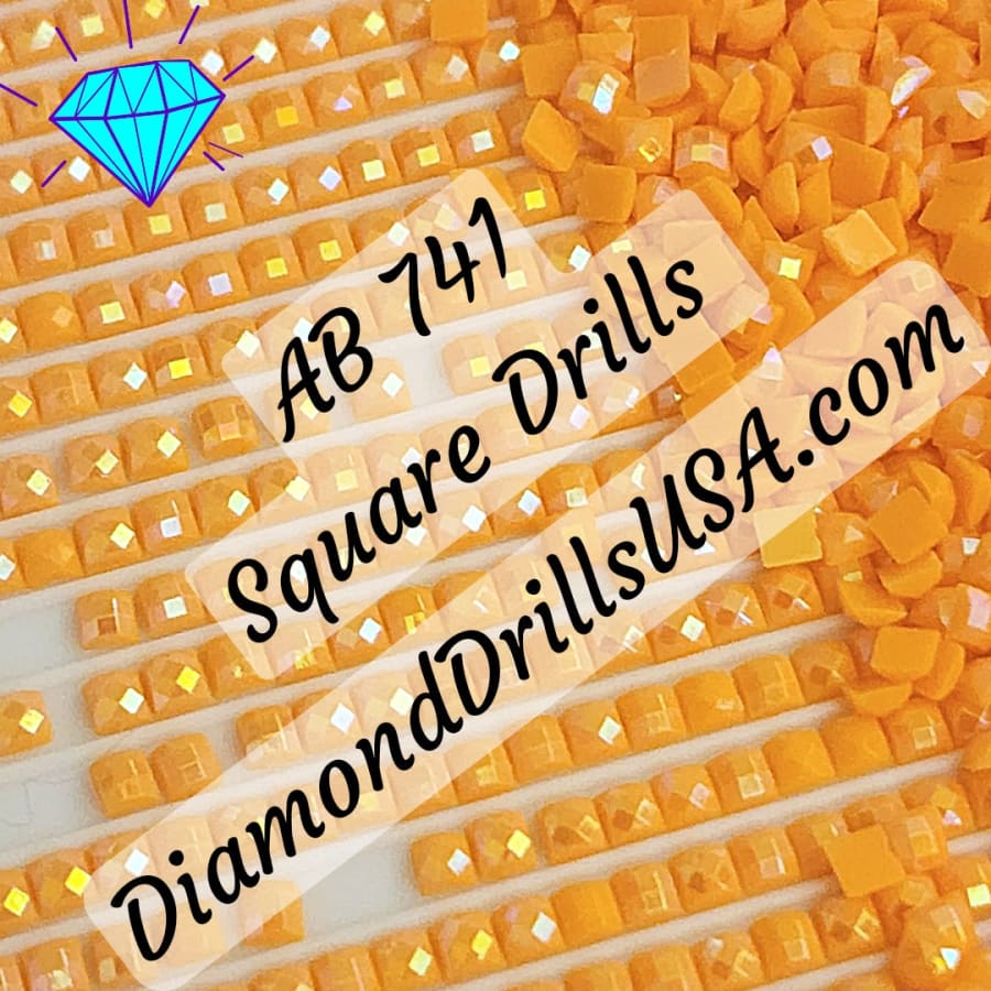AB 741 SQUARE Aurora Borealis 5D Diamond Painting Drills 