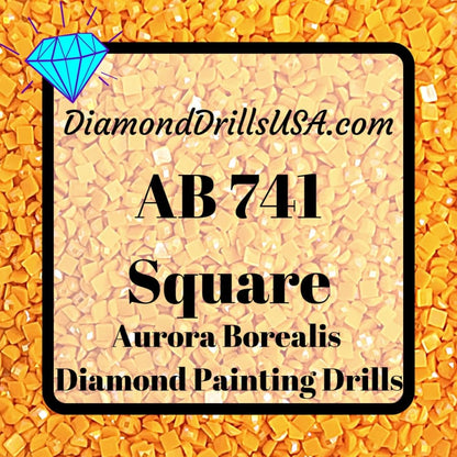 AB 741 SQUARE Aurora Borealis 5D Diamond Painting Drills 