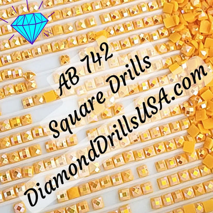 AB 742 SQUARE Aurora Borealis 5D Diamond Painting Drills 