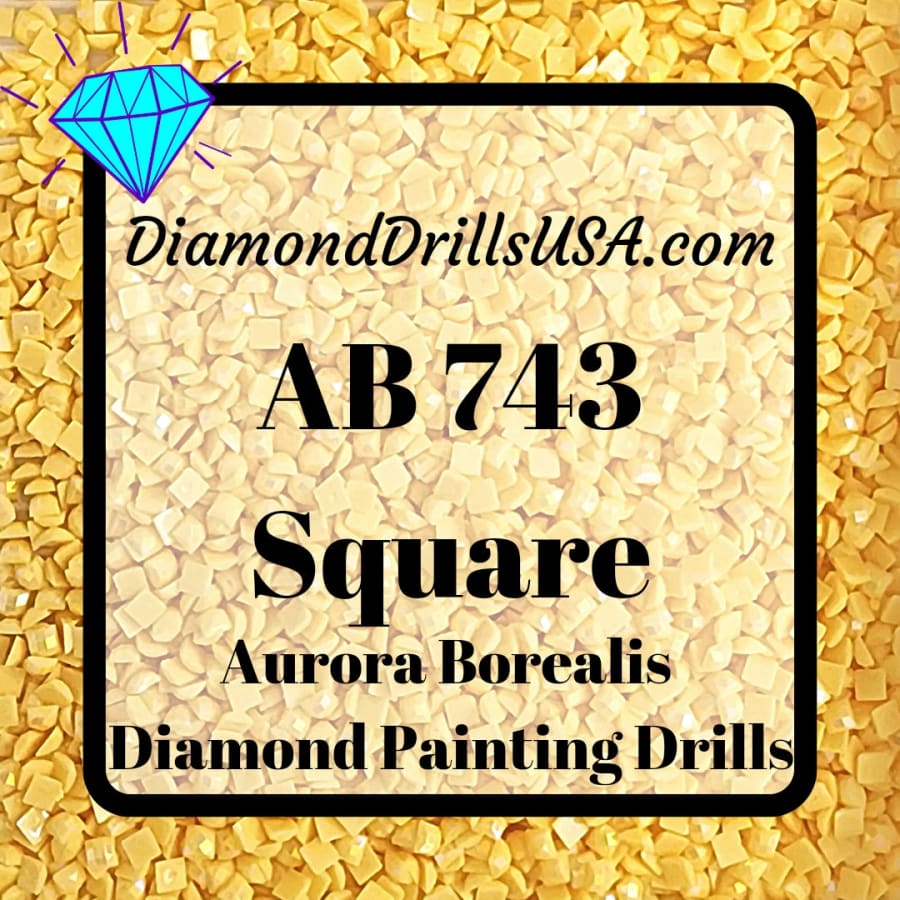 AB 743 SQUARE Aurora Borealis 5D Diamond Painting Drills 