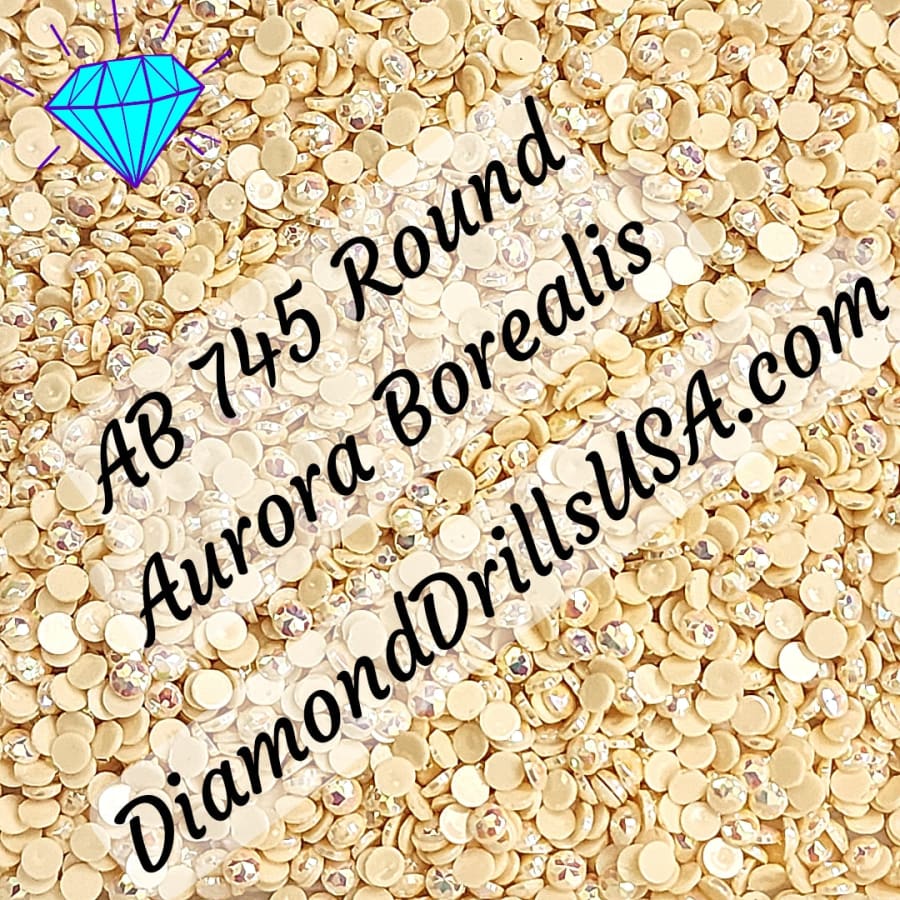 AB 745 ROUND Aurora Borealis 5D Diamond Painting Drills