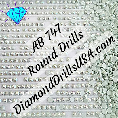 AB 747 ROUND Aurora Borealis 5D Diamond Painting Drills 