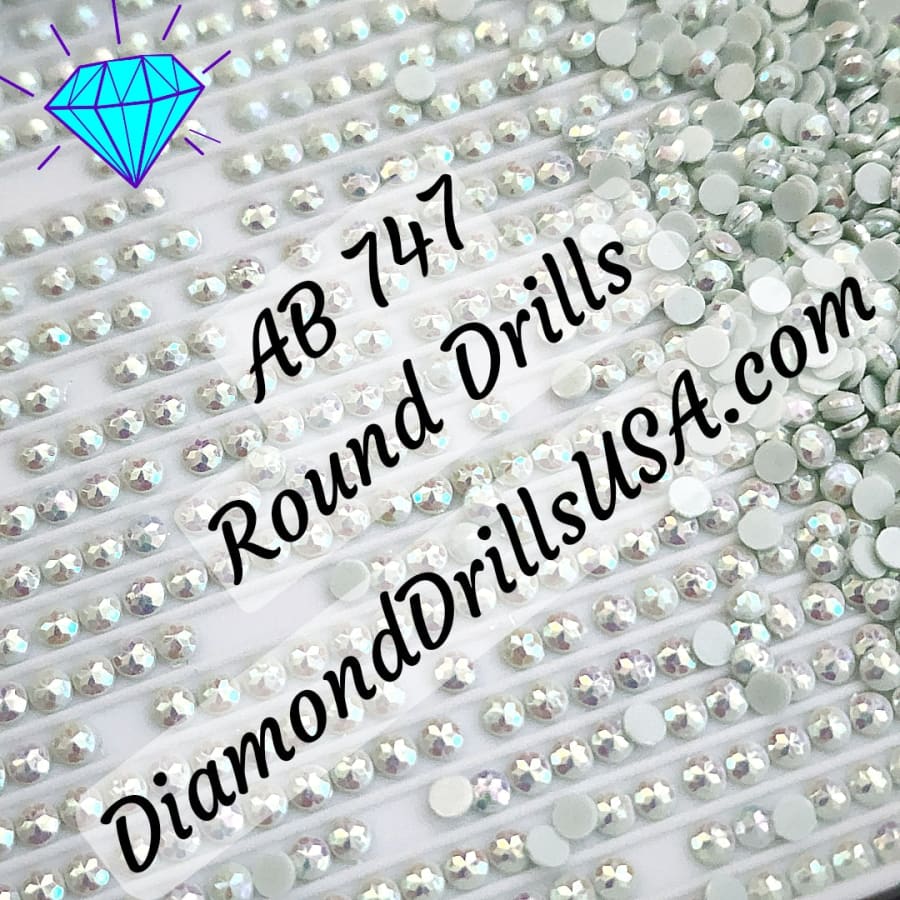 AB 747 ROUND Aurora Borealis 5D Diamond Painting Drills 