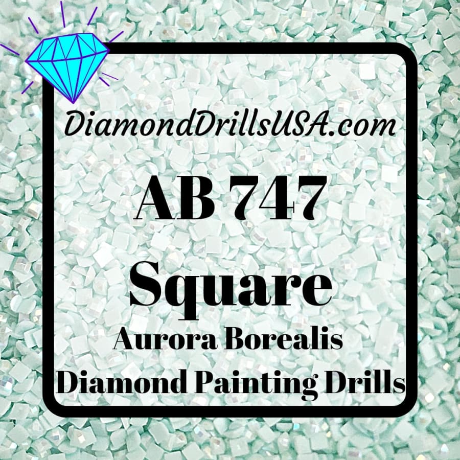 AB 747 SQUARE Aurora Borealis 5D Diamond Painting Drills 