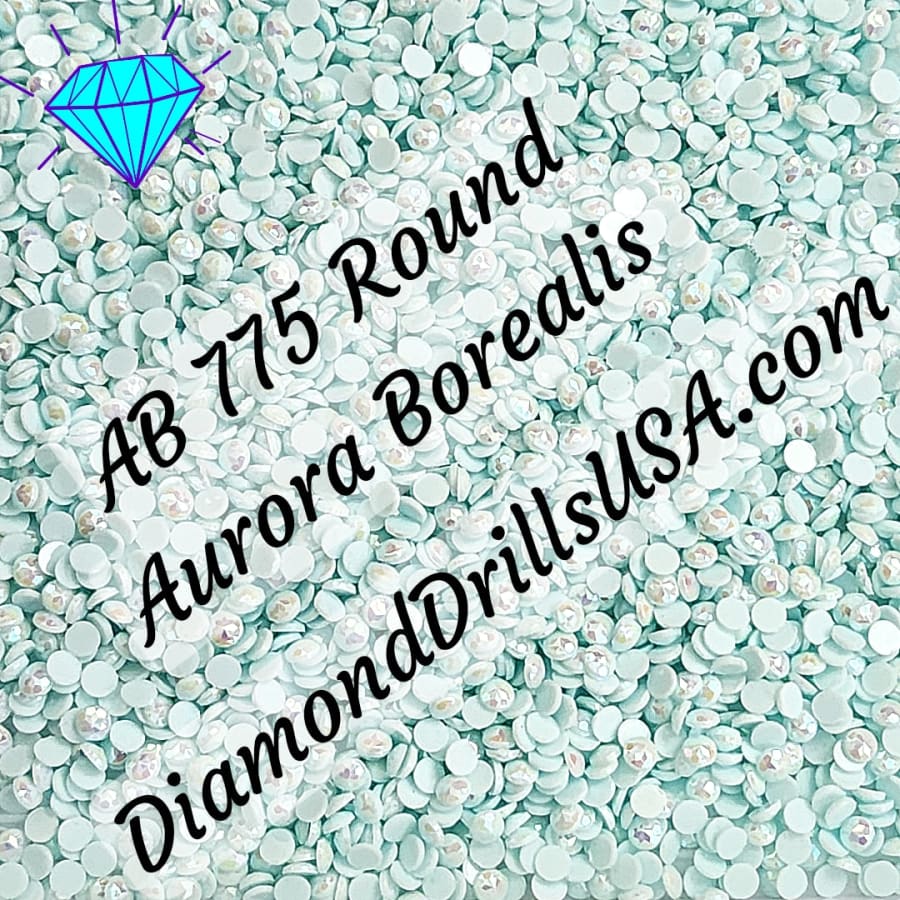 AB 775 ROUND Aurora Borealis 5D Diamond Painting Drills