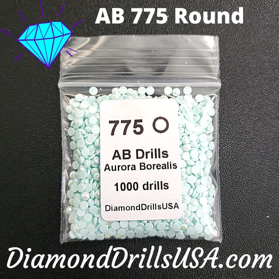 AB 775 ROUND Aurora Borealis 5D Diamond Painting Drills