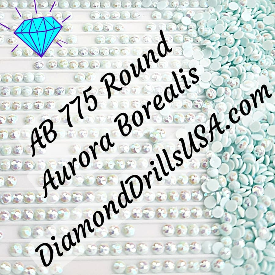 AB 775 ROUND Aurora Borealis 5D Diamond Painting Drills