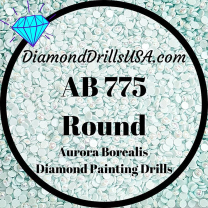 AB 775 ROUND Aurora Borealis 5D Diamond Painting Drills