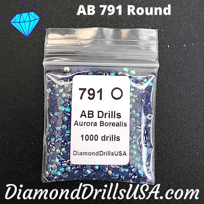 AB 791 ROUND Aurora Borealis 5D Diamond Painting Drills 