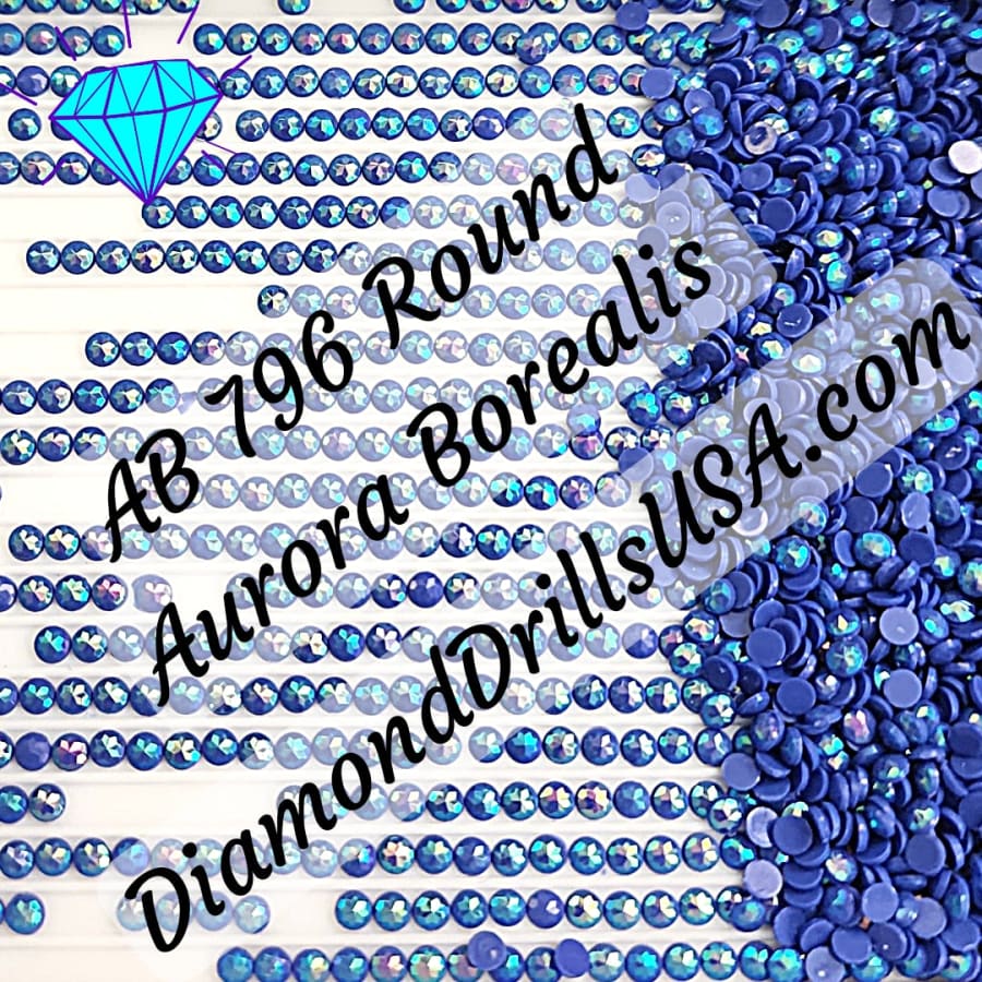 AB 796 ROUND 5D Aurora Borealis 5D Diamond Painting Drills
