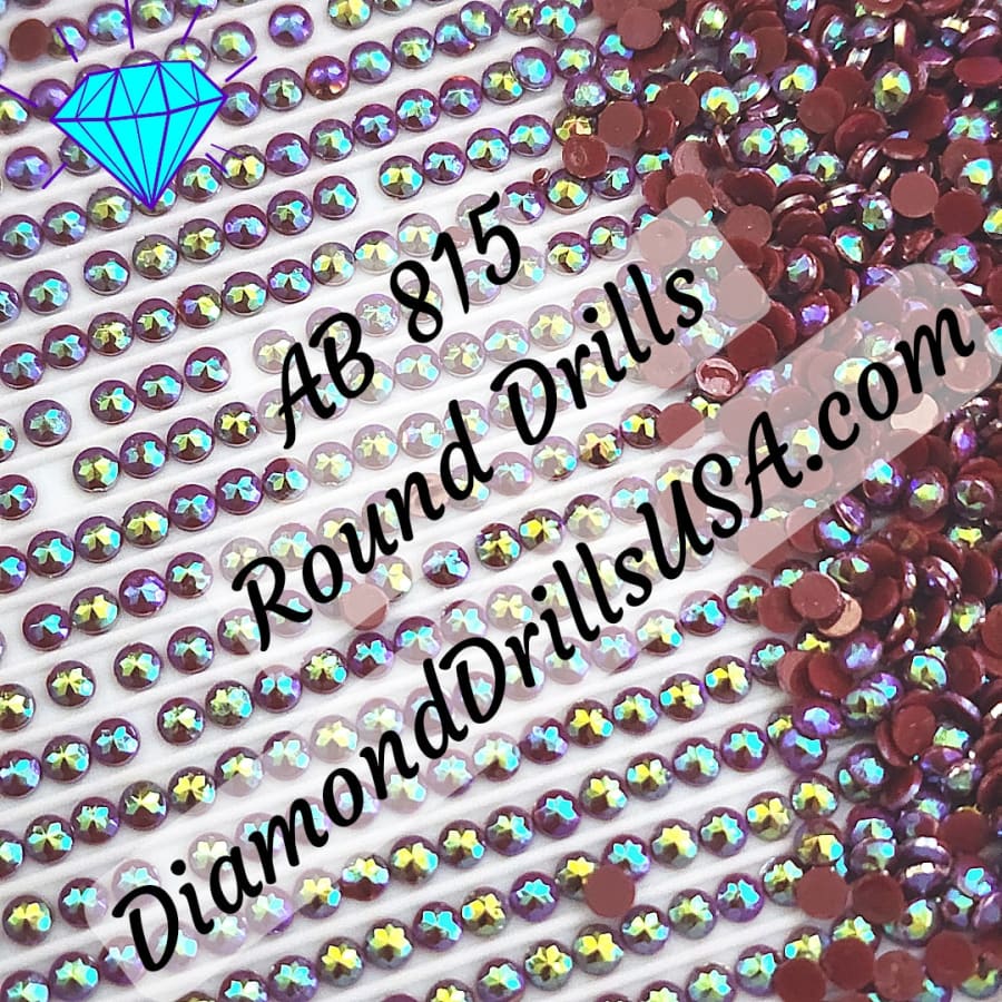 AB 815 ROUND Aurora Borealis 5D Diamond Painting Drills 