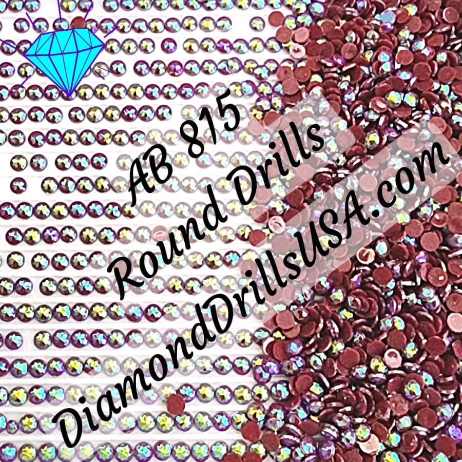 AB 815 ROUND Aurora Borealis 5D Diamond Painting Drills 