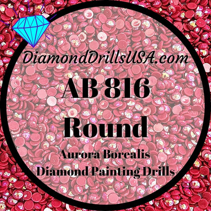AB 816 ROUND Aurora Borealis 5D Diamond Painting Drills