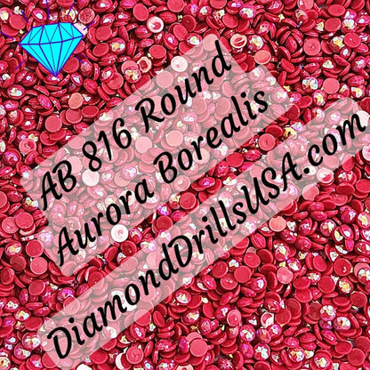 AB 816 ROUND Aurora Borealis 5D Diamond Painting Drills