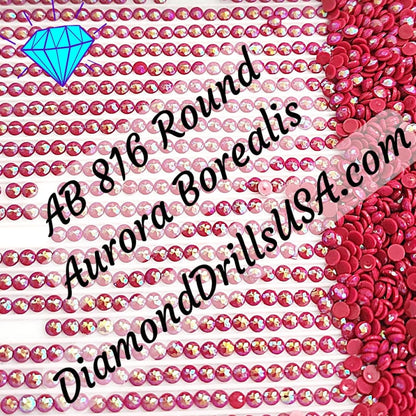 AB 816 ROUND Aurora Borealis 5D Diamond Painting Drills
