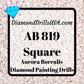 AB 819 SQUARE Aurora Borealis 5D Diamond Painting Drills 