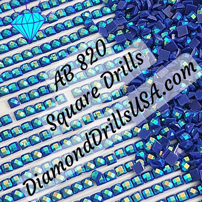 AB 820 SQUARE Aurora Borealis 5D Diamond Painting Drills 