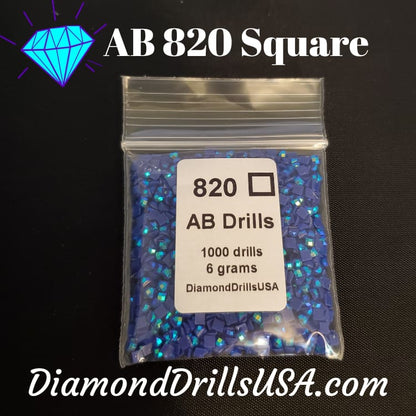 AB 820 SQUARE Aurora Borealis 5D Diamond Painting Drills 