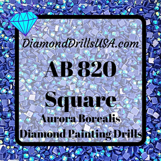 AB 820 SQUARE Aurora Borealis 5D Diamond Painting Drills 