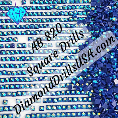 AB 820 SQUARE Aurora Borealis 5D Diamond Painting Drills 