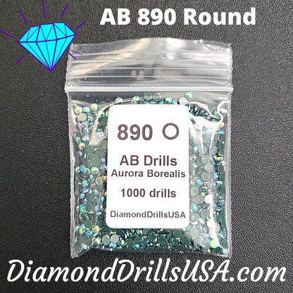 AB 890 ROUND Aurora Borealis 5D Diamond Painting Drills