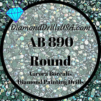 AB 890 ROUND Aurora Borealis 5D Diamond Painting Drills