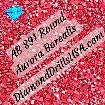 AB 891 ROUND Aurora Borealis 5D Diamond Painting Drills