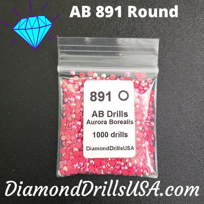 AB 891 ROUND Aurora Borealis 5D Diamond Painting Drills