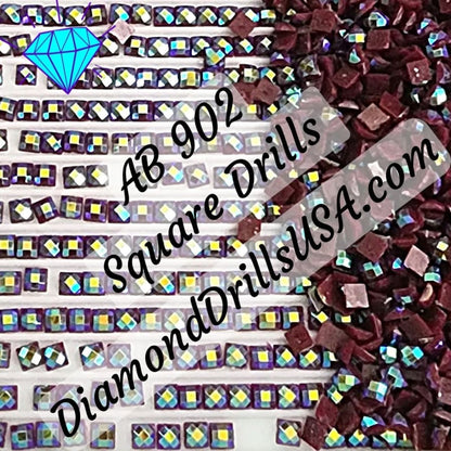 AB 902 SQUARE Aurora Borealis 5D Diamond Painting Drills 