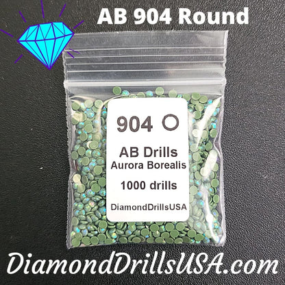 AB 904 ROUND Aurora Borealis 5D Diamond Painting Drills