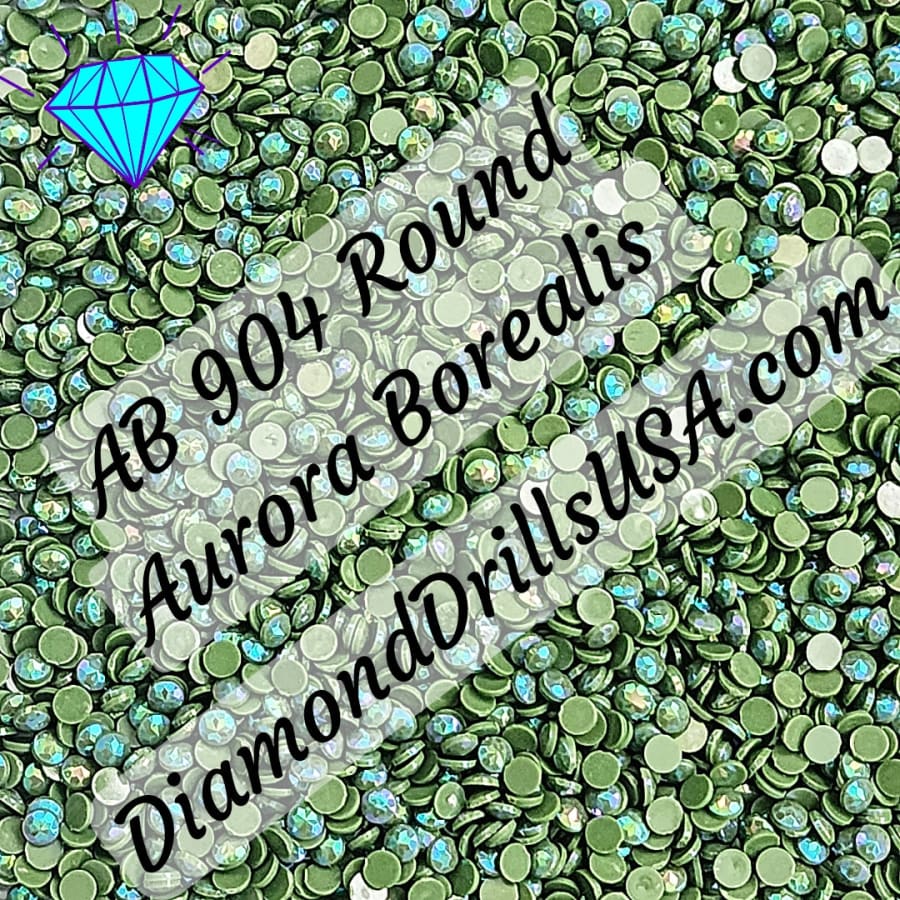 AB 904 ROUND Aurora Borealis 5D Diamond Painting Drills