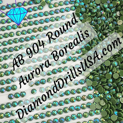 AB 904 ROUND Aurora Borealis 5D Diamond Painting Drills