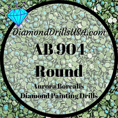AB 904 ROUND Aurora Borealis 5D Diamond Painting Drills