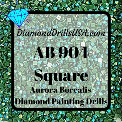 AB 904 SQUARE Aurora Borealis 5D Diamond Painting Drills 
