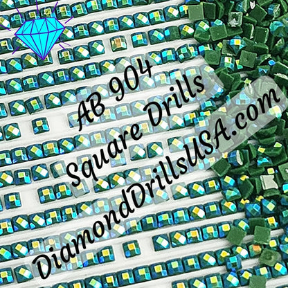 AB 904 SQUARE Aurora Borealis 5D Diamond Painting Drills 