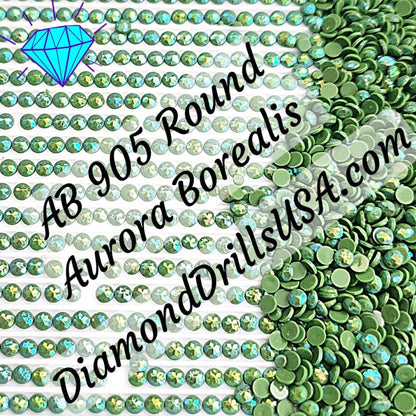 AB 905 ROUND Aurora Borealis 5D Diamond Painting Drills
