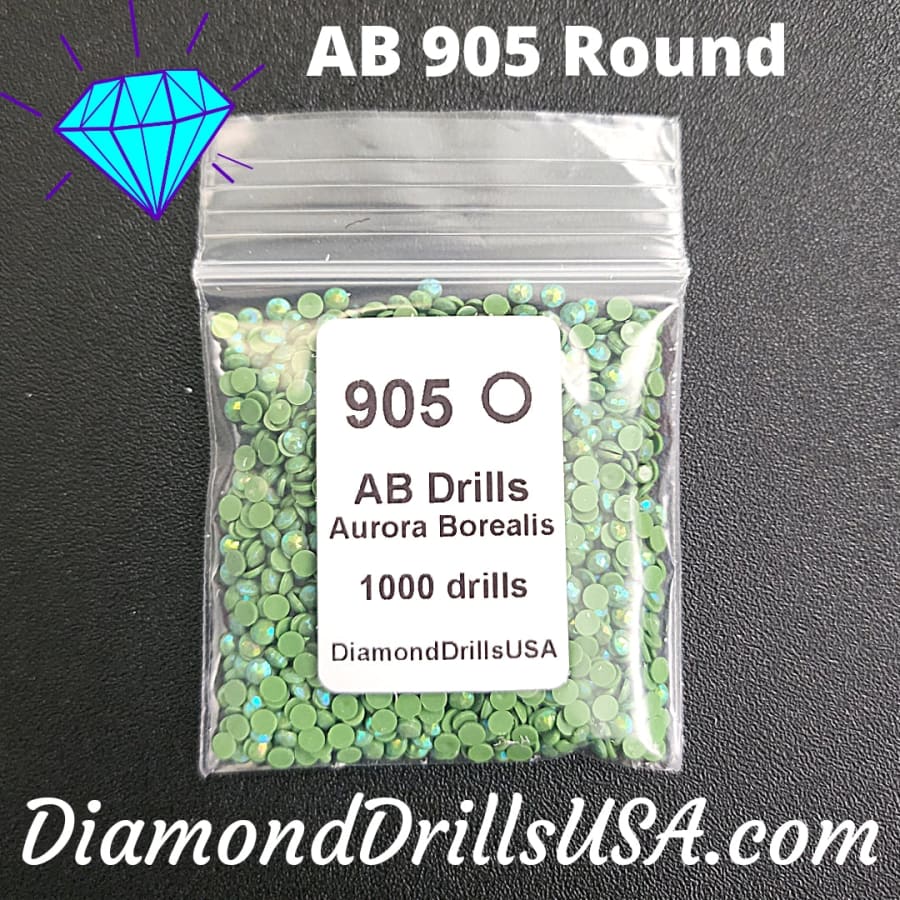 AB 905 ROUND Aurora Borealis 5D Diamond Painting Drills